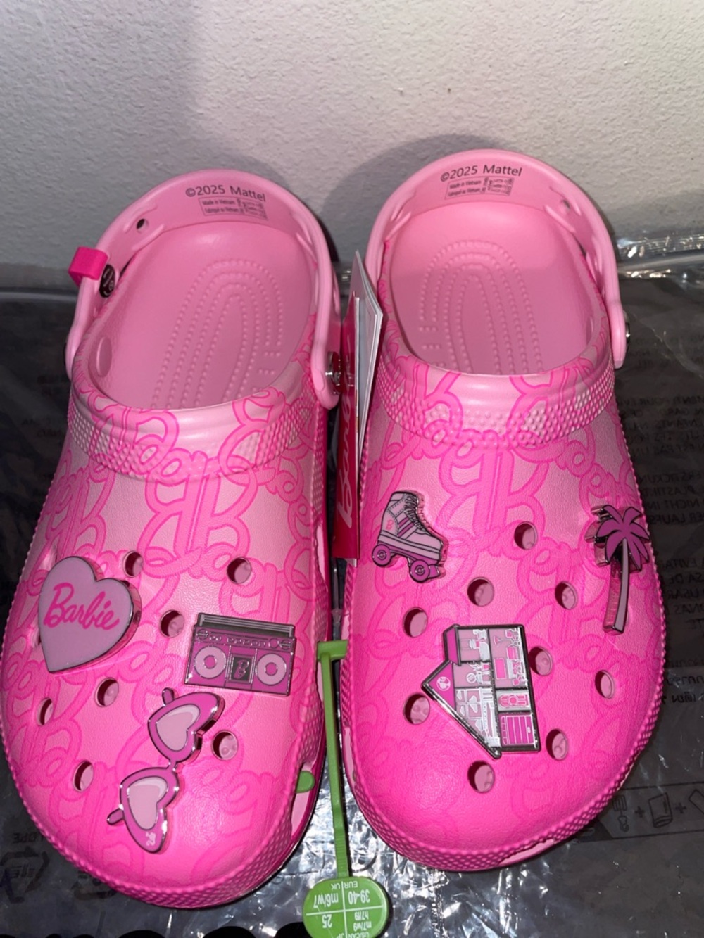 CROCS Mattel Barbie Monogram Classic Clog - Picture 3 of 16